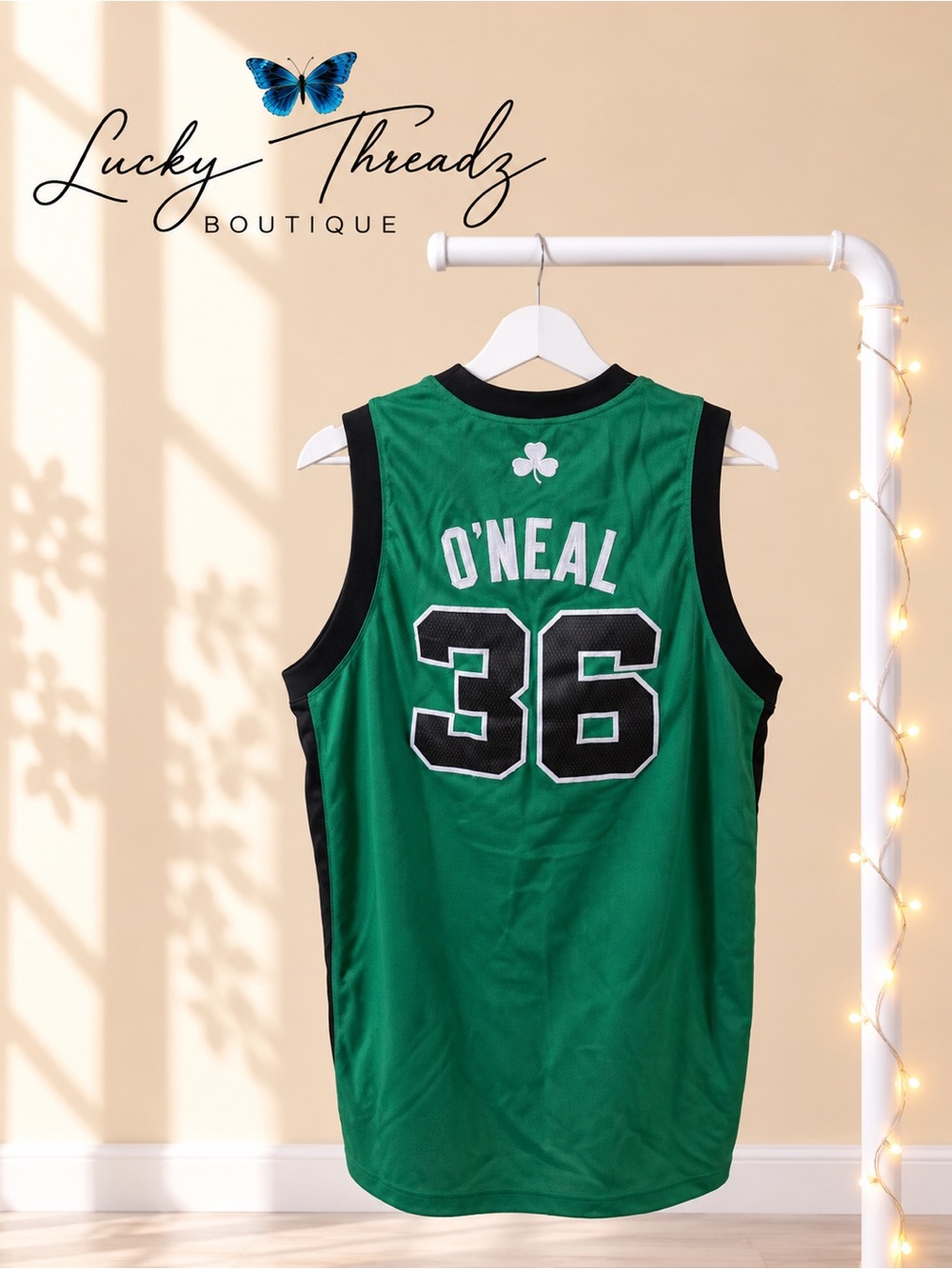 Shaquille O’Neal Shaq Boston Celtics #36 Jersey Adidas Mens XL +2 Big Shamrock